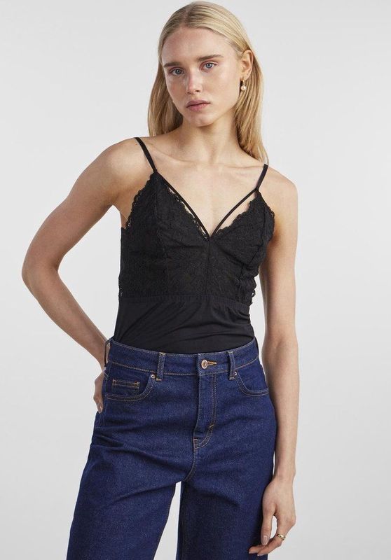 PIECES Spaghettitop PCNICHELLE Zwart