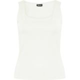 Pieces - Mouwloze Top - Bright White - 86% Gerecycled Polyester