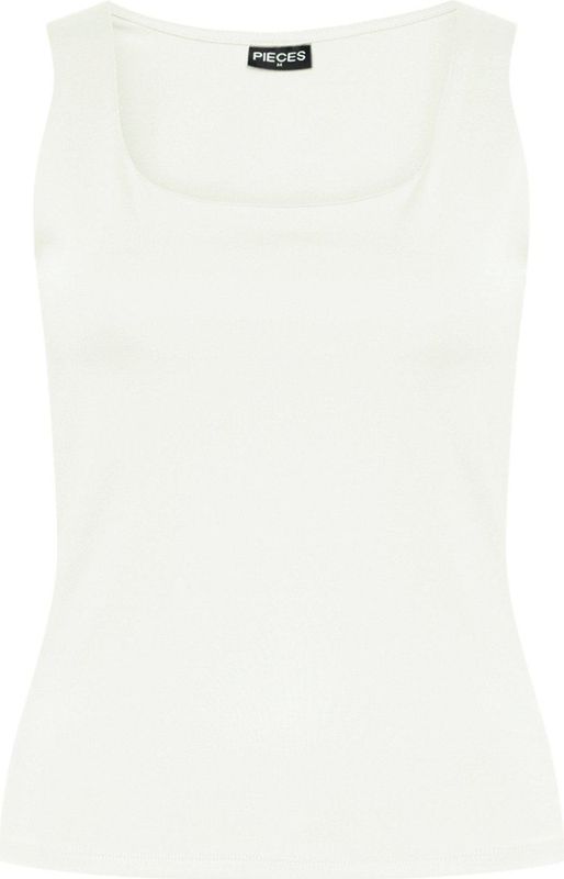 Pieces - Mouwloze Top - Bright White - 86% Gerecycled Polyester