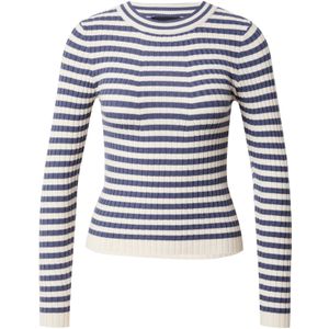 Pieces - Pccrista Ls O-Neck Knit Noos - Gebreide Trui - Rood - Katoen