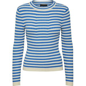 Sweater - Ronde Hals - Geribbelde Stof - Lenzing EcoVero Viscose/Polyester/Nylon