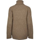 Pieces - Pcnancy Ls Loose Roll Neck Knit Noos Bc - Dames - Gebreide Truien