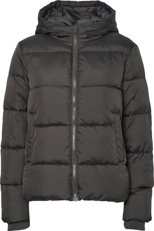 Pieces - Bee New - Gewatteerde Jas - Kort - Capuchon - Polyester