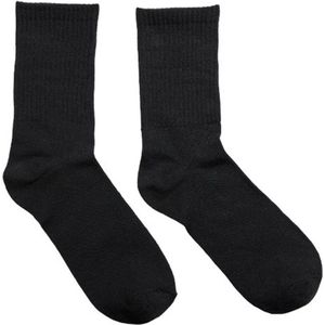 Pieces - DSS17109883 - Dames Sokken - Wit en Zwart - 1-pack - Strepen