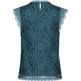 Pieces Top Pcolline Sl Lace Top Noos 17120454 Reflecting Pond Dames