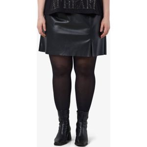 NOISY MAY - NMCLARA - Rok - Zwart - Imitatieleer
