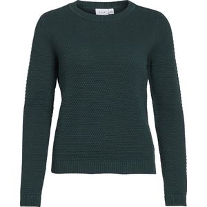 Vila - Vidalo O-neck Knit Top - Trui - Ponderosa Pine - Dames