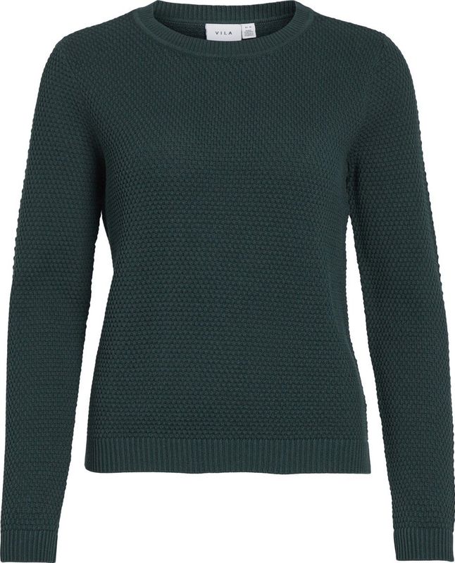 Vila - Vidalo O-neck Knit Top - Gebreide Trui - Ponderosa Pine - Dames