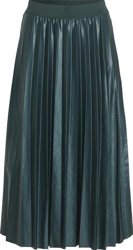 Plooirok - Midi - Zwart - 96% Gerecycled Polyester