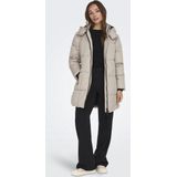 JDY - Puffer Jas - Lang - Met Capuchon - Zachte Basics