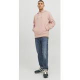 JACK & JONES - Arie - Hoodie - Oudroze - Slim Fit - Katoenmengsel