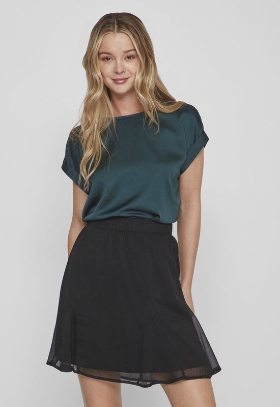 Vila - Casual T-shirt - Ponderosa Pine - 100% Gerecycled Polyester