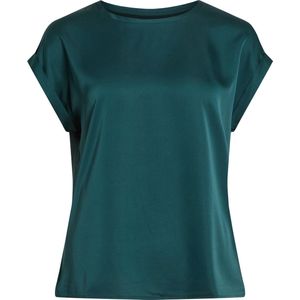 Vila T-shirt Viellette S s Satin Top - Noos 14059563 Ponderosa Pine Dames