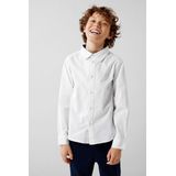 ONSALVARO - SLIM LS OXFORD SHIRT - Wit - Katoen/Polyester
