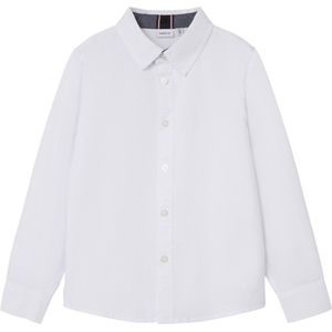 Name It - NkmNewsa - Overhemd - Bright White - Katoen