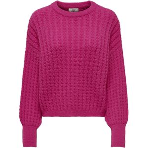 Jacqueline de Yong - Sigrid - Trui - Rood - 100% Polyester