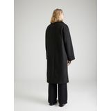 Only - Wembley - Tussenjas - Zwart - Katoen - Double Breasted Knoop