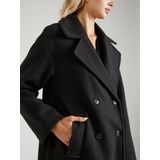 Only - Wembley - Tussenjas - Zwart - Katoen - Double Breasted Knoop