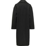 Only - Wembley - Tussenjas - Zwart - Katoen - Double Breasted Knoop