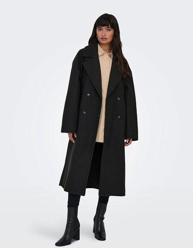 Only Onlwembley Ovsize Coat Pnt Noos Dames Gewatteerde Jassen