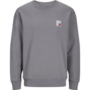 R.D.D. ROYAL DENIM DIVISION Sweater RDDDEAN met Printopdruk Grijs