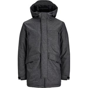 JACK & JONES CORE Gemêleerde Gewatteerde Jas JCOBLACK Black