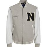 JACK & JONES ORIGINALS Bomberjack JORCOLLEGE met Printopdruk Beige