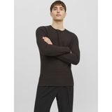 JACK & JONES Miguel - Pullover - Donkerbruin - Katoen