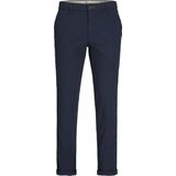 Chino-broek - Geometrisch Patroon - Slim Fit - 78% Katoen
