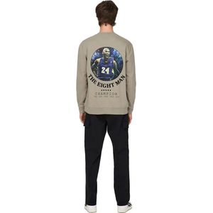 Kobe Bryant Celebrity Crew Neck Vintage Khaki