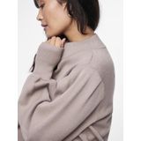 Yas Fonny Trui Met Hoge Hals Beige Vrouw