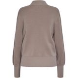 Yas Fonny Trui Met Hoge Hals Beige Vrouw