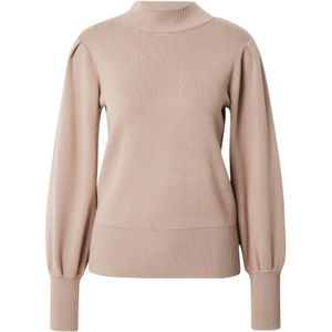 Yas Fonny Trui Met Hoge Hals Beige Vrouw