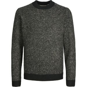 Jack & Jones - Heren Sweaters Space Knit Mock Neck - Zwart