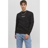 Jack & Jones - Jorvesterbro Sweatshirt - Zwart - Katoen - 1 Stuk