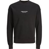 Jack & Jones - Jorvesterbro Sweatshirt - Zwart - Katoen - 1 Stuk
