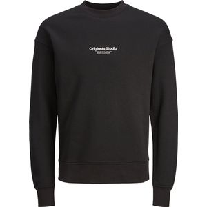 Jack & Jones - Jorvesterbro Sweatshirt - Zwart - Katoen - 1 Stuk