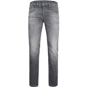 JACK & JONES Slim Fit Jeans met rechte pijpen, JJITIM, JJDAVIS, JJ 974, SN slim fit jeans met rechte pijpen, Grey denim, 29W / 34L