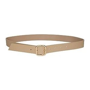 Pieces Synthetische riem voor dames, Nomade/Detail: Goud, 95