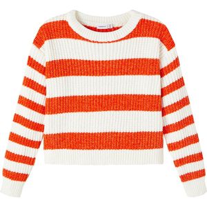Name it trui meisjes - oranje - NKFnijanna - maat 116