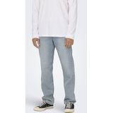 Only & Sons - EDGE - Jeans - Blauw - Regular Fit - 5-pocket-style
