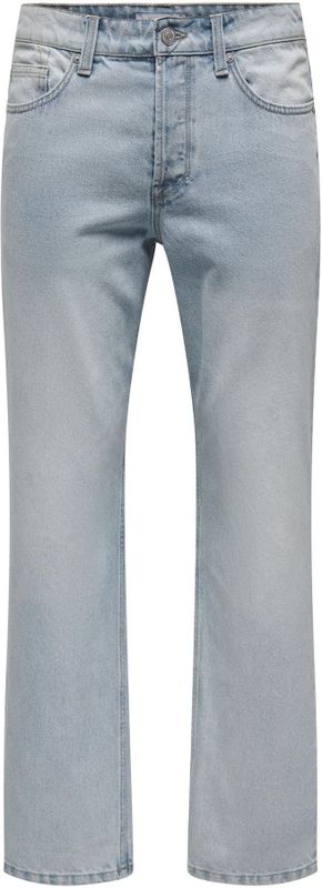 Only & Sons - EDGE - Jeans - Blauw - Regular Fit - 5-pocket-style