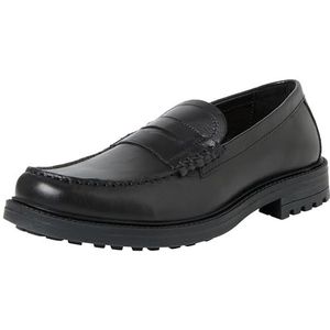 Jack & Jones JFWTIM HI Shine Leather Loafer, antraciet, 42 EU, antraciet, 42 EU