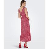 Kleding - Little Black Dress - Bloemenprint - Viscose - Mouwloos