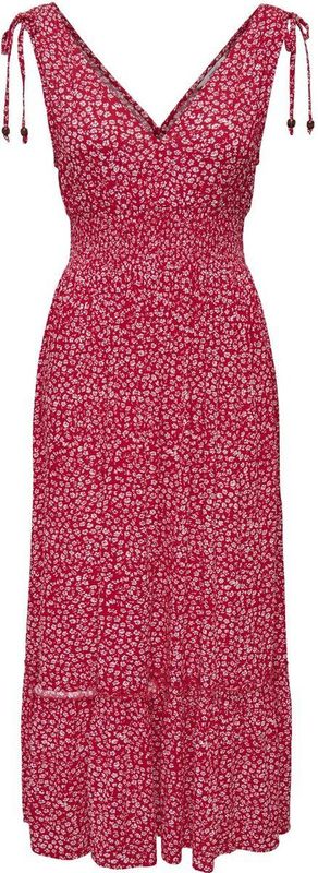 Kleding - Little Black Dress - Bloemenprint - Viscose - Mouwloos