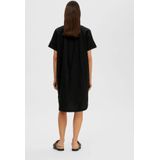 Selected Femme Slfblair Noos 2/4 kort T-shirt, overhemdjurk voor dames, zwart.