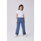 NAME IT - Salli Wide Fit - Jeans - Blauw - Synthetisch