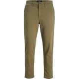 JACK & JONES Ace Harlow Chino loose fit - heren chino - olijfgroen
