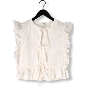 Blouse - Bloemenprint - Gevoerd - Ronde Hals - Mouwloos - Losse Pasvorm