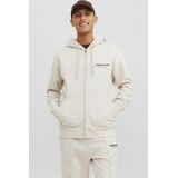 Hoodie - Geborstelde Stof - Capuchon - Lange Mouwen - Relaxed Fit